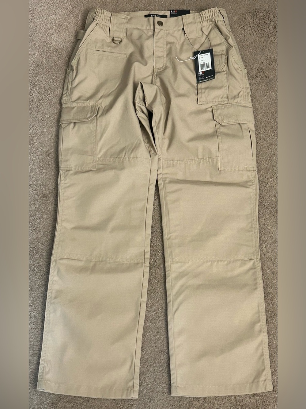 NWT 6 LONG 5.11 TACTICAL WOMENS TACLITE PRO CARGO PANTS 64360 TDU KHAKI 6 LONG